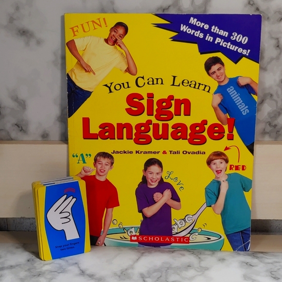 Accents Sign Language Book Cards Poshmark